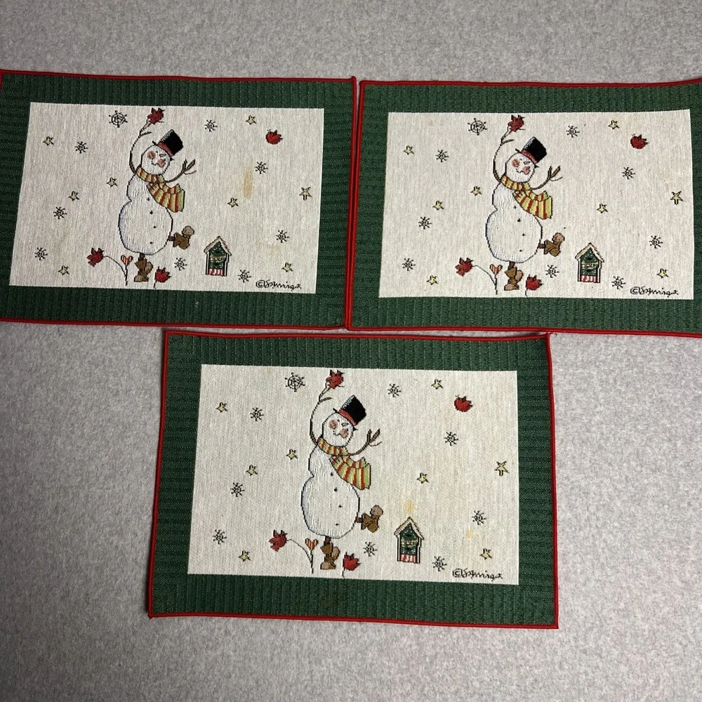 Winter Placemats-Set of 14-Susan Winget 